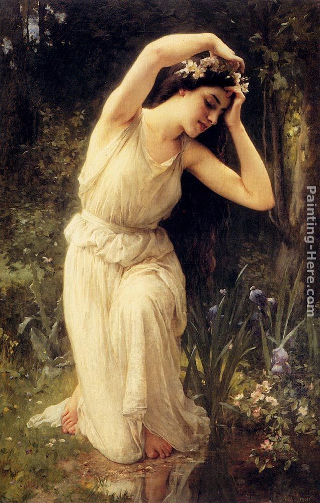 Charles Amable Lenoir A Nymph In The Forest